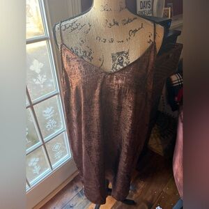 A New Day Bronze Short Slip Dress